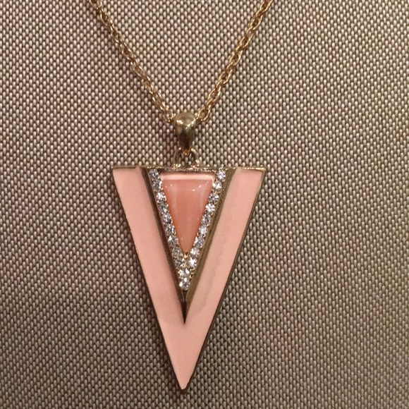 Pink Arrowhead Necklace - Picture 2 of 5